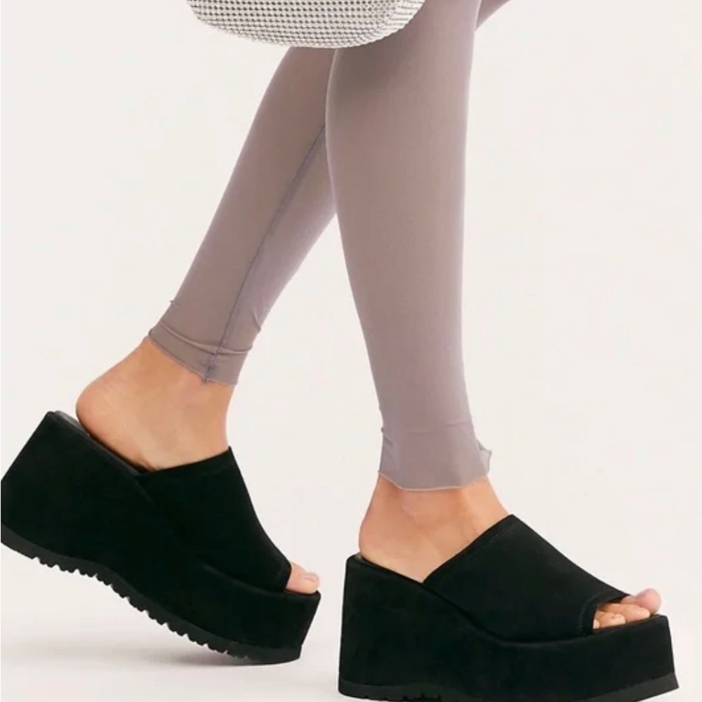 Free People Black Avery Platform